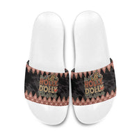 Howdy Christmas Slide Sandals Have a Holly Jolly Christmas - Wonder Print Shop