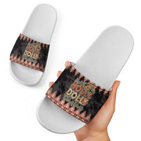 Howdy Christmas Slide Sandals Have a Holly Jolly Christmas - Wonder Print Shop
