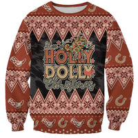 Howdy Christmas Sweatshirt Have a Holly Jolly Christmas - Wonder Print Shop
