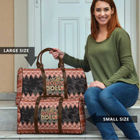 Howdy Christmas Travel Bag Have a Holly Jolly Christmas - Wonder Print Shop