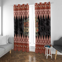 Howdy Christmas Window Curtain Have a Holly Jolly Christmas - Wonder Print Shop