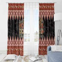 Howdy Christmas Window Curtain Have a Holly Jolly Christmas - Wonder Print Shop