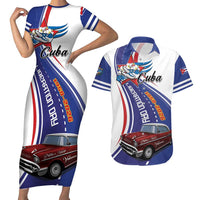 Personalized Cuba Liberation Day 1958-2026 Couples Matching Short Sleeve Bodycon Dress and Hawaiian Shirt Cuba Libre Car - Wonder Print Shop