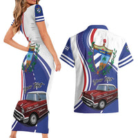Personalized Cuba Liberation Day 1958-2026 Couples Matching Short Sleeve Bodycon Dress and Hawaiian Shirt Cuba Libre Car - Wonder Print Shop