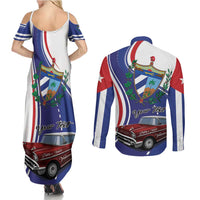 Personalized Cuba Liberation Day 1958-2026 Couples Matching Summer Maxi Dress and Long Sleeve Button Shirt Cuba Libre Car - Wonder Print Shop