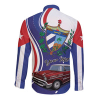 Personalized Cuba Liberation Day 1958-2026 Long Sleeve Button Shirt Cuba Libre Car - Wonder Print Shop
