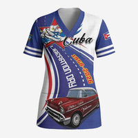 Personalized Cuba Liberation Day 1958-2026 Scrub Top Cuba Libre Car - Wonder Print Shop