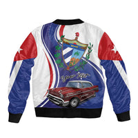 Personalized Cuba Liberation Day 1958-2026 Sleeve Zip Bomber Jacket Cuba Libre Car - Wonder Print Shop