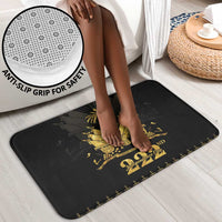 Ayiti 222nd Independence Day Anniversary Bathroom Set Haiti Gold VeVe Pattern - Wonder Print Shop