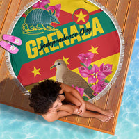 Grenada Independence Day 1974 Beach Blanket La Gwinad Dove Armadillo Together - Wonder Print Shop