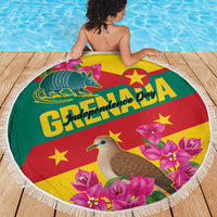 Grenada Independence Day 1974 Beach Blanket La Gwinad Dove Armadillo Together - Wonder Print Shop