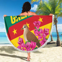 Grenada Independence Day 1974 Beach Blanket La Gwinad Dove Armadillo Together - Wonder Print Shop