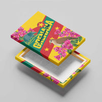 Grenada Independence Day 1974 Canvas Wall Art La Gwinad Dove Armadillo Together - Wonder Print Shop