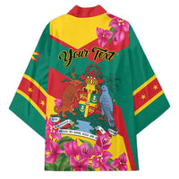 Personalized Grenada Independence Day 1974 Kimono La Gwinad Dove Armadillo Together - Wonder Print Shop