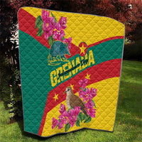Grenada Independence Day 1974 Quilt La Gwinad Dove Armadillo Together - Wonder Print Shop