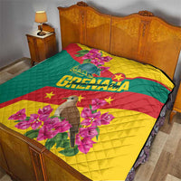Grenada Independence Day 1974 Quilt La Gwinad Dove Armadillo Together - Wonder Print Shop