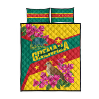 Grenada Independence Day 1974 Quilt Bed Set La Gwinad Dove Armadillo Together - Wonder Print Shop