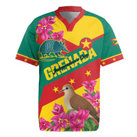 Personalized Grenada Independence Day 1974 Rugby Jersey La Gwinad Dove Armadillo Together - Wonder Print Shop