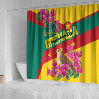 Grenada Independence Day 1974 Shower Curtain La Gwinad Dove Armadillo Together - Wonder Print Shop