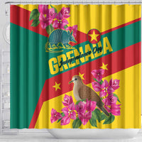 Grenada Independence Day 1974 Shower Curtain La Gwinad Dove Armadillo Together - Wonder Print Shop