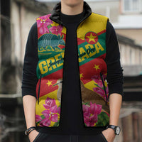 Personalized Grenada Independence Day 1974 Sleeveless Puffer Jacket La Gwinad Dove Armadillo Together - Wonder Print Shop