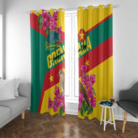 Grenada Independence Day 1974 Window Curtain La Gwinad Dove Armadillo Together - Wonder Print Shop