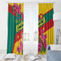 Grenada Independence Day 1974 Window Curtain La Gwinad Dove Armadillo Together - Wonder Print Shop