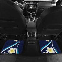 Turks and Caicos Islands Car Mats Coat Of Arms Tropical Flowers