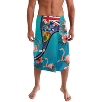 Turks and Caicos Islands Flamingo Lavalava Zipper Stylized