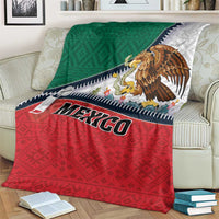 Mexico Flag Day Blanket Mexican Coat Of Arms Zipper Stylized