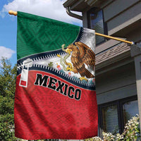 Mexico Flag Day Garden Flag Mexican Coat Of Arms Zipper Stylized