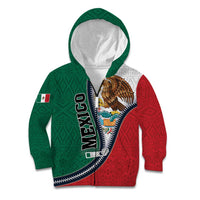 Personalized Mexico Flag Day Kid Hoodie Mexican Coat Of Arms Zipper Stylized