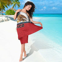 Mexico Flag Day Sarong Mexican Coat Of Arms Zipper Stylized