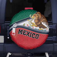 Mexico Flag Day Spare Tire Cover Mexican Coat Of Arms Zipper Stylized