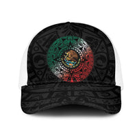 Mexican Aztec Sun Mesh Trucker Cap Flag Color Unique Style - Wonder Print Shop