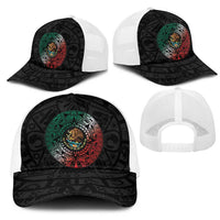 Mexican Aztec Sun Mesh Trucker Cap Flag Color Unique Style - Wonder Print Shop