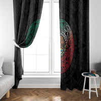 Mexican Aztec Circle Window Curtain Flag Color Unique Style