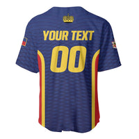 Custom Football 2026 Liechtenstein Baseball Jersey Blau-Rot Come On