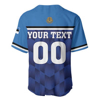 Custom Football 2026 Estonia Baseball Jersey Sinisargid Come On