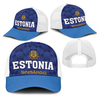 Football 2026 Estonia Mesh Trucker Cap Sinisargid Come On