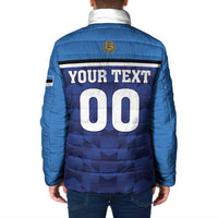 Custom Football 2026 Estonia Padded Jacket Sinisargid Come On