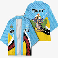 Personalised Saint Lucia Kimono Pearl of the Caribbean