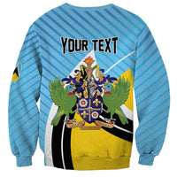 Personalised Saint Lucia Sweatshirt Pearl of the Caribbean