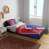 Costa Rica 2024 Soccer Bedding Set Come On Los Ticos - Wonder Print Shop