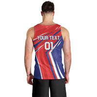 Personalized Costa Rica 2024 Soccer Men Tank Top Come On Los Ticos - Wonder Print Shop