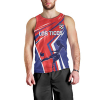 Personalized Costa Rica 2024 Soccer Men Tank Top Come On Los Ticos - Wonder Print Shop