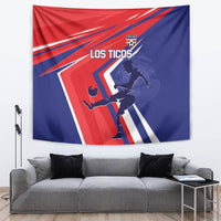 Costa Rica 2024 Soccer Tapestry Come On Los Ticos - Wonder Print Shop