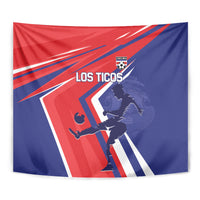 Costa Rica 2024 Soccer Tapestry Come On Los Ticos - Wonder Print Shop