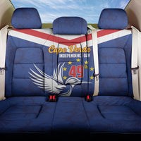 Cape Verde Independence Day Back Car Seat Cover Gerbera Daisy Pattern - Wonder Print Shop