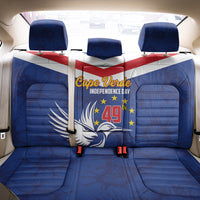 Cape Verde Independence Day Back Car Seat Cover Gerbera Daisy Pattern - Wonder Print Shop